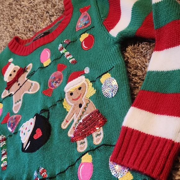 Festive Gingerbread Christmas Sweater - Picture 4 of 6